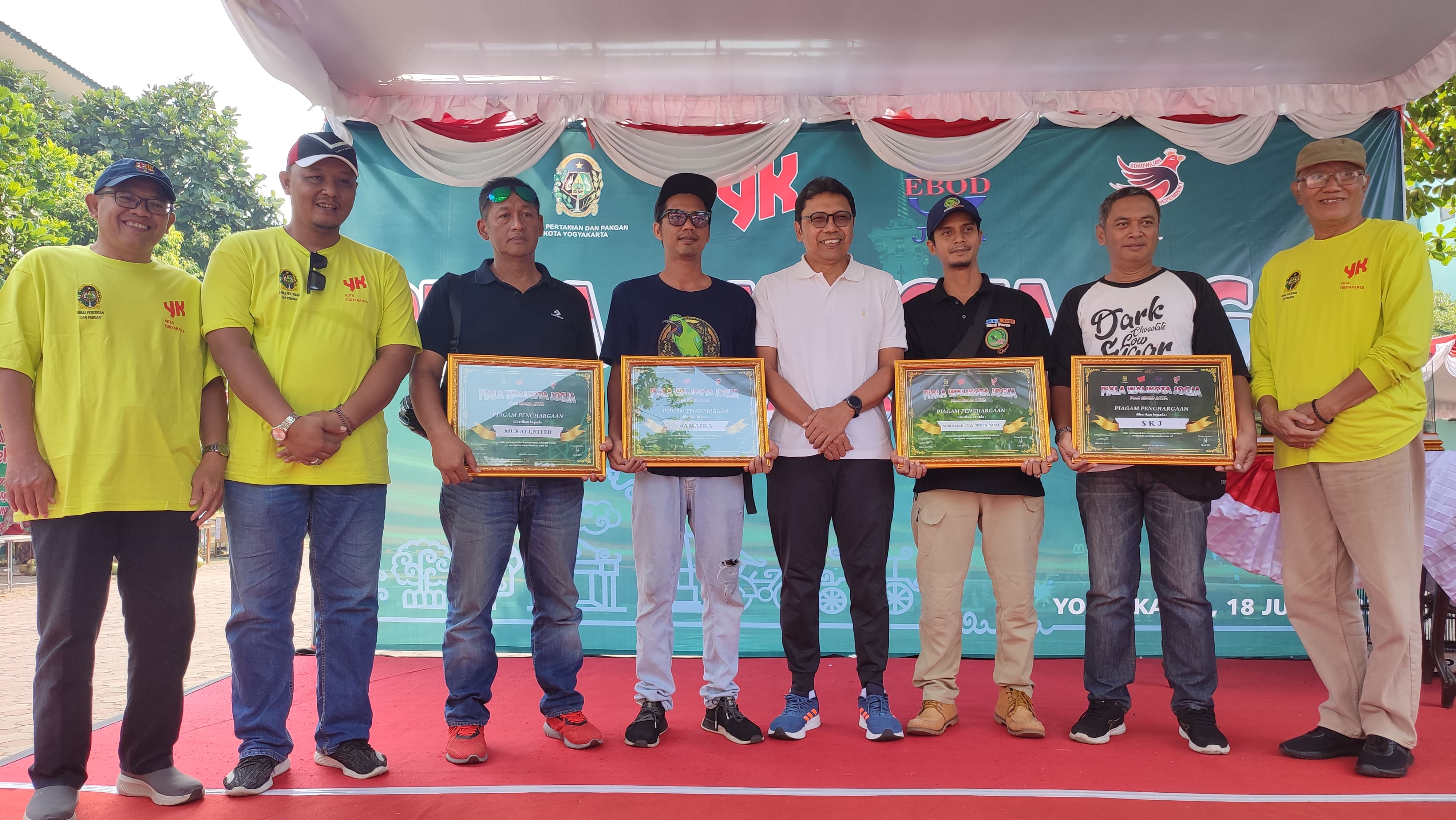 Lomba Burung Berkicau Piala Walikota Yogyakarta 2023, Balaikota bak lautan Burung