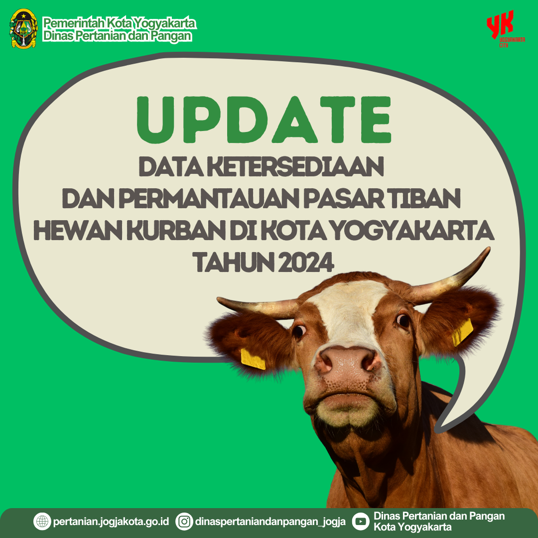 Update Data Ketersediaan  dan Permantauan Pasar Tiban  Hewan Kurban di Kota Yogyakarta Tahun 2024 (per tanggal  12 Juni 2024)